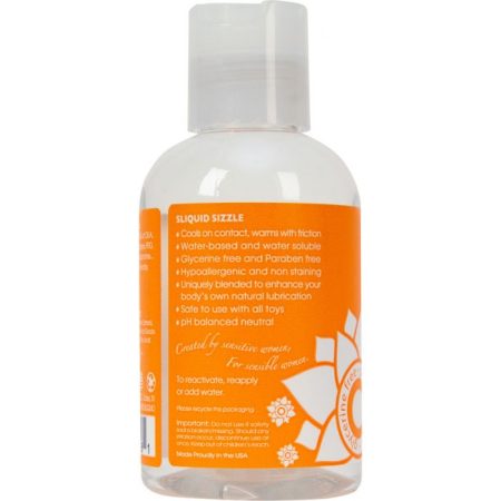 Sliquid® Sizzle – Lubrifiant stimulant naturel – 4,2 oz / 125 ml