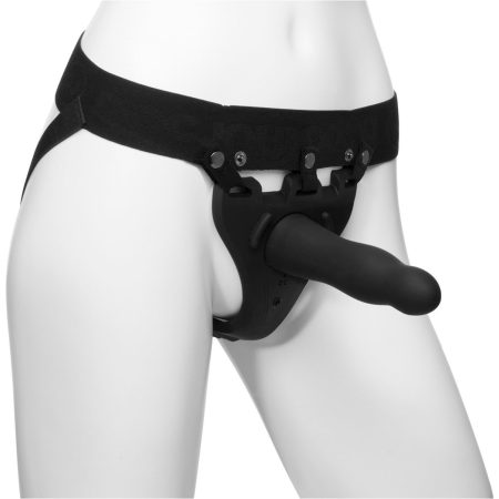 Doc Johnson Extensions du corps – être excité 2 pièces strap-on ensemble avec Harnais vibrant