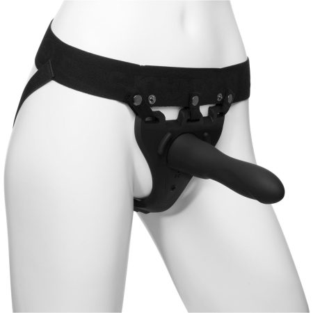 Extensions du corps de Doc Johnson – être en charge 2 pièces strap-on ensemble avec Harnais vibrant