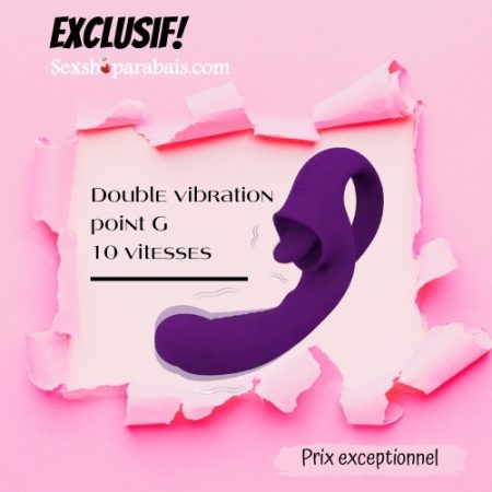 Gode vibrant étanche 10 puissantes vibrations Masseur