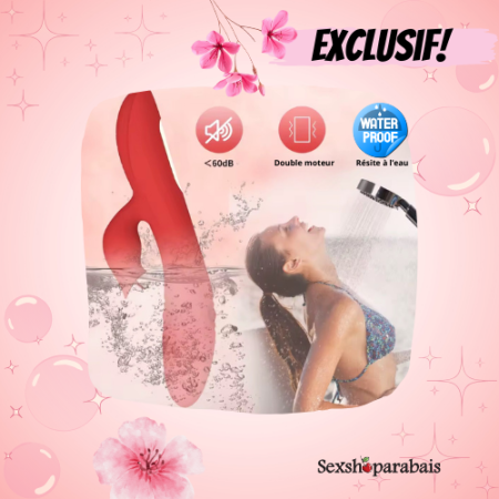 Vibromasseur langue - Étanche, rechargeable, stimulation clitoridienne et point G