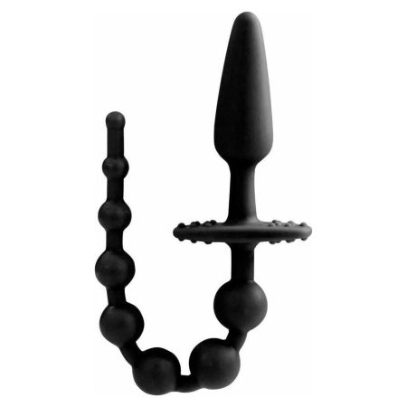 Namma Butt-On - Plug anal avec perles anales - Noir