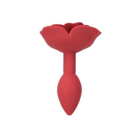 LUX actif® Plug anal en silicone rose rouge