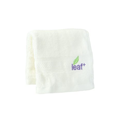 Swan Leaf+ Serviette à main – Blanc