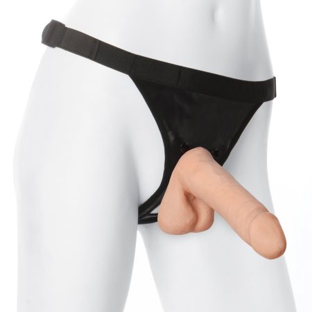 Docteur Johnson 7 pouces ultra réaliste 3 coq avec harnais