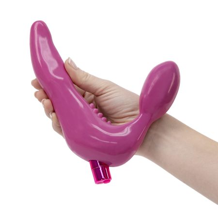 Pure Love® - Dildo silicone sans sangle avec balle vibrante – rose