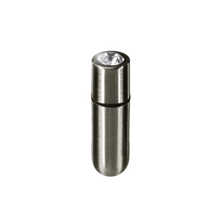 Bullet de première classe - Vibrateur de balle de 2,5" avec porte-clés - Gun Metal
