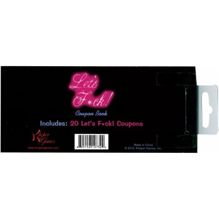 Jeux de Kheper F*ck ! - Livre de coupon