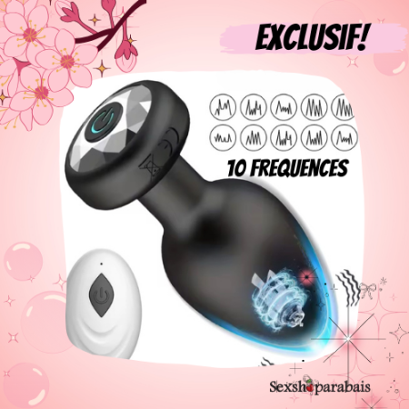 Plug anal vibrant télécommandé – Sextoy ludique