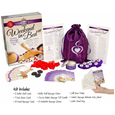 Week-end dans le lit - Kit de massage tantrique pour les couples