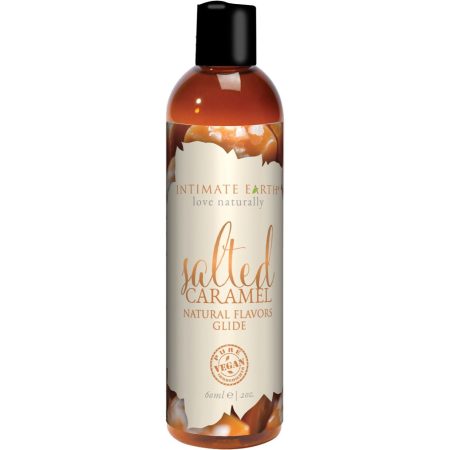 Glide de saveurs naturelles de la Terre intime - Caramel salé - 60ml/2oz