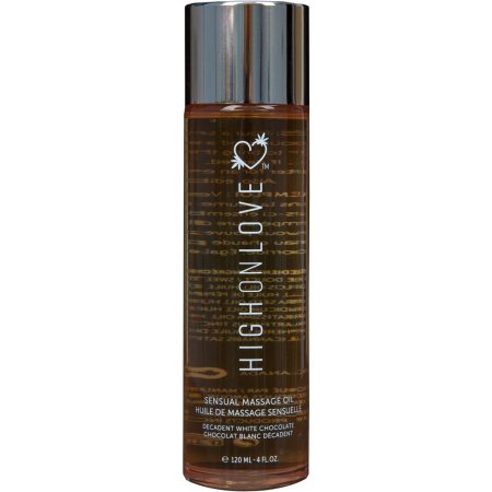 Huile de massage sensuelle haute sur l'amour - Chocolat blanc