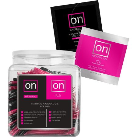 Sensuva ON Gel d'excitation – Gel naturel d'excitation pour elle – Foils et affichage – 75 pc – 0,13 oz
