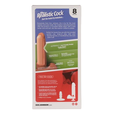 Docteur Johnson Cock réaliste original - Flesh 8"