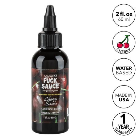CalExotics® – Sauce de baise – Lubrifiant à base d'eau – Cerise - 2oz/60ml