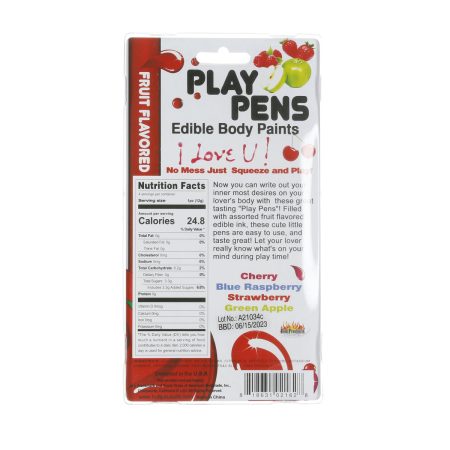 Produits de chauffage - Stylos de jeu Peintures comestibles aux fruits – 4 Pack