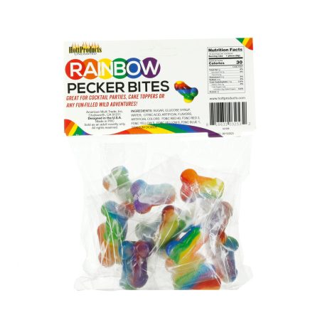 Produits chauds - Rainbow Pecker Bites Candy – 128g