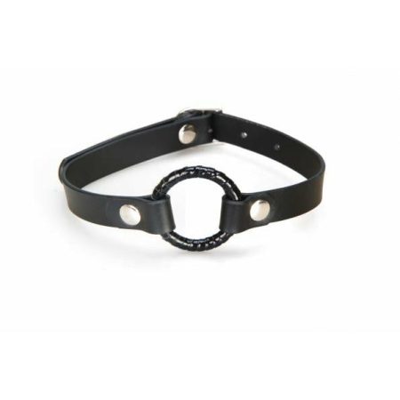 Lux Fetish – Gag à bouche ouverte - Noir