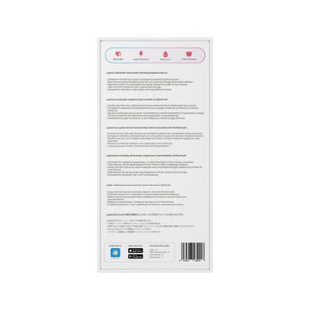 Lovense Lapis Strapless Strap-On - Rose