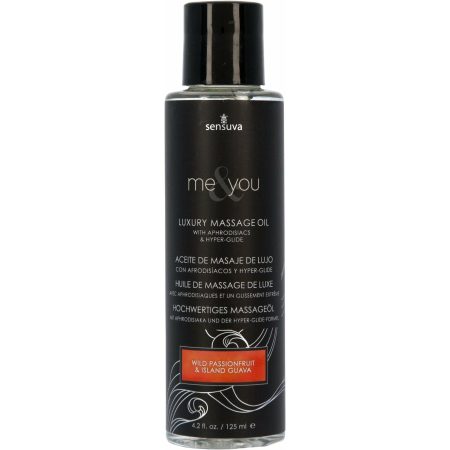 Sensuva Me & You – Huile de massage de luxe – 4,2 oz - Wild Passionfruit & Island Guava