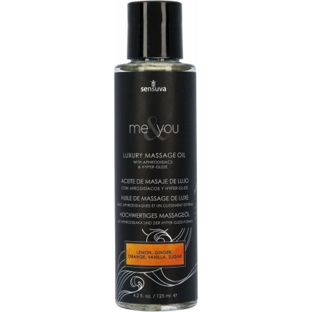Sensuva Me & You – Huile de massage de luxe – 4,2 oz - Citrus et sucre