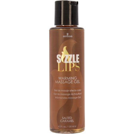 Sensuva Sizzle Lips – Gel de massage chauffant comestible – 4,2 oz