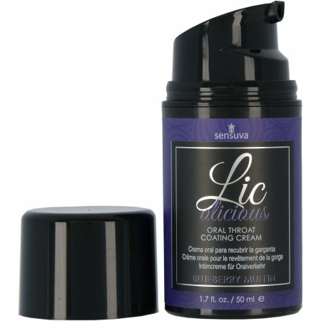 Sensuva Licolicious – Crème de revêtement de gorge aromatisée – 1,7 oz - Muffin de myrtilles