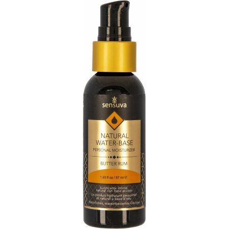Sensuva Natural Water-Based – Hydratant personnel aromatisé - 1,9 oz - Butter Rum