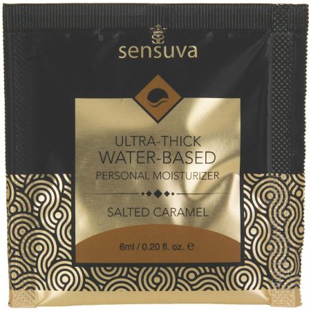 Sensuva Ultra-Thick Formule à base d'eau – Hydratant personnel – Caramel salé - 6ml/0,20 oz