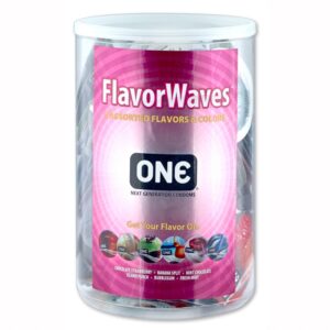 ONE CONDOM BOWL FLAVOR WAVES (100/BOWL)