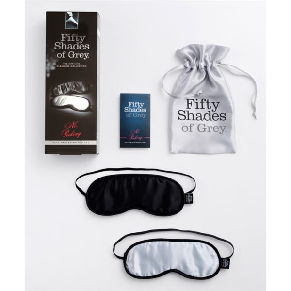 FSOG - NO PEEKING SOFT TWIN BLINDFOLD SET