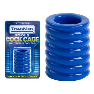 TITANMEN TOOLS COCK CAGE BLEU