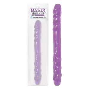 BASIX RUBBER WORKS - 16'' DOUBLE DONG - MAUVE