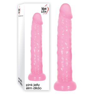 PINK JELLY SLIM DILDO