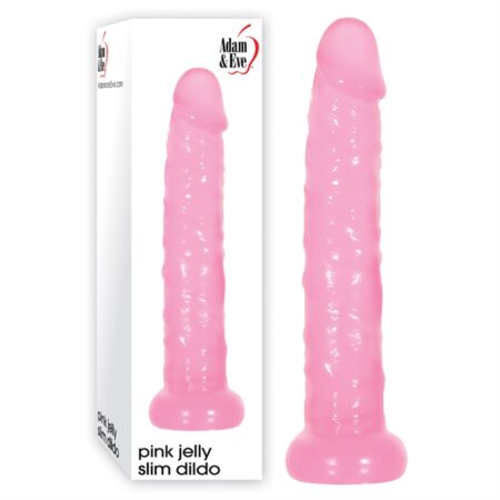PINK JELLY SLIM DILDO
