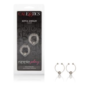 NIPPLE RINGS ARGENT