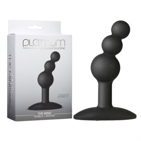 PLATINUM SILICONE BUBBLE BLACK