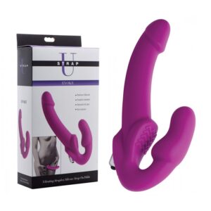 STRAP U VIBRATING STRAPLESS SILICONE STRAP-ON DILD