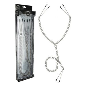 NIPPLE TO CLIT TWEEZER CLAMP SET