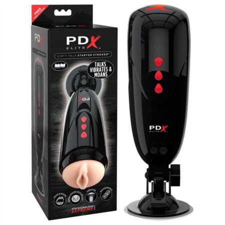 PDX ELITE Dirty Talk Starter Stroker