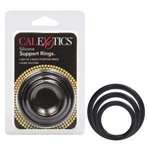 Silicone Support Rings - Black