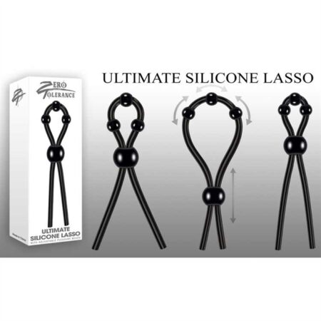 ULITIMATE SILICONE LASSO W/ADJUSTABLE PLEASURE BEA