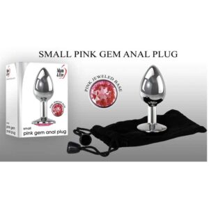PINK GEM ANAL PLUG - SMALL