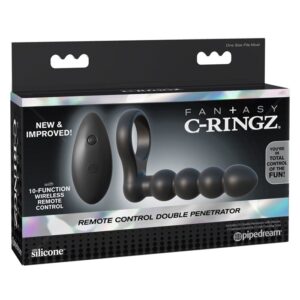 C-RINGZ REMOTE CONTROL DOUBLE PENETRATOR NOIR