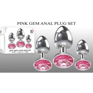PINK GEM ANAL PLUG SET