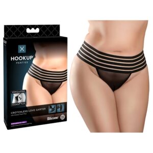 Crotchless Love Garter (XL-2XL)