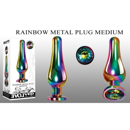 Rainbow Metal Plug - Medium