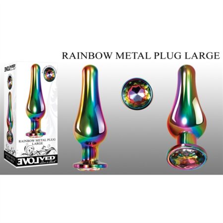 Rainbow Metal Plug - Large