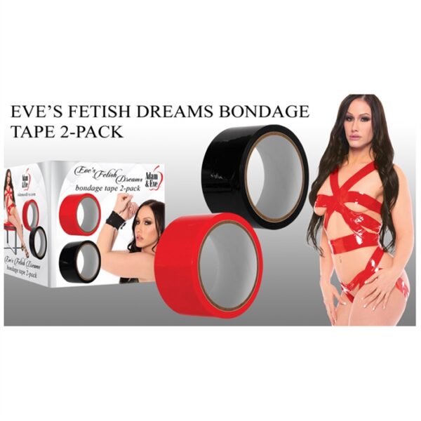 Eve's Fetish Dreams Bondage Tape 2-Pack