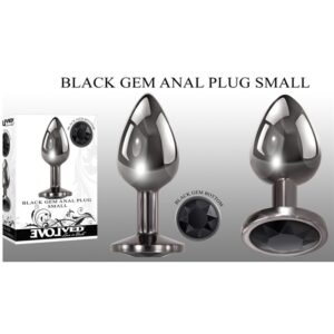 Black Gem Anal Plug Small